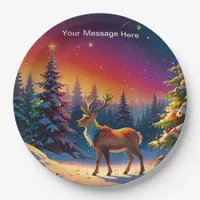 Christmas Winter Wonderland Holiday Season Paper Plates