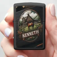 Kenneth's Farm Horse Zippo Lighter