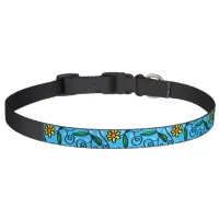 Abstract Floral Pet Collar