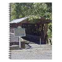 Clarkson Covered Bridge Alabama  Notebook