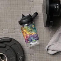 Beautiful Whimsical Colorful Back to School  Water Bottle