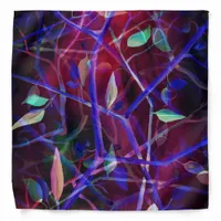 Realm of abstract leaves - art deco bandana