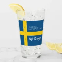 Sveriges Nationaldag Swedish National Day Flag Glass