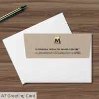 Classic Monogram Wealth Envelope