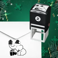 White Elephant Christmas Family Self-inking Stamp