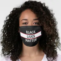 Black Lives Matter BLM Black and White Face Mask