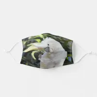 Funny Sulfur-Crested Cockatoo Parrot Bird Waves Adult Cloth Face Mask