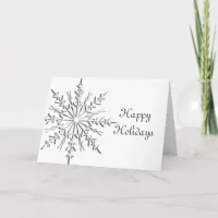 Snowflake Business Christmas Card