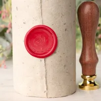 Single Rose Wedding stationery Wax Seal Stamp