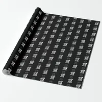 black lives matter blm ribbon protest power fist wrapping paper