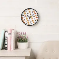 Fall Wall Clock