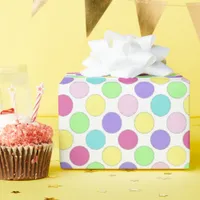 Fun Colorful Polka Dots Wrapping Paper