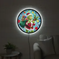 Grinch plans a holiday heist in Whoville LED Sign