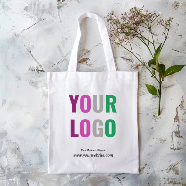 Large Custom Company Logo Business Promotional Grocery Bag