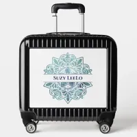 Galaxy Mandala Personalized Name Luggage