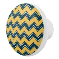 Pick Your Color w/Chevrons CYPd Ceramic Knob