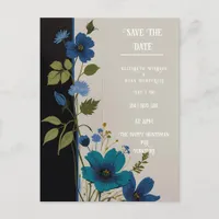 Wedding Floral Invitation Collection Postcard