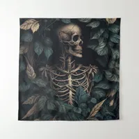 Skeleton in Plants Tapestry