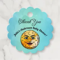 Over the Moon Baby Shower Celebration Favor Tags