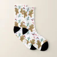 Gingerbread Christmas  Socks