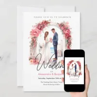 Our Wedding Day in Watercolor | Wedding Invitation