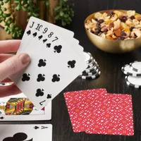 Christmas Holiday Charm Pattern 04 -  Poker Cards