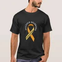 Multiple Sclerosis Orange Awareness Ribbon Shirt