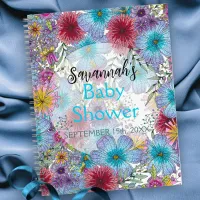 Elegant Radiant Bohemian Flowers Baby in Bloom Notebook