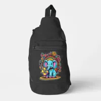 Melodic Elephant Sling Bag