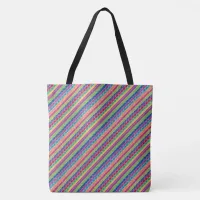 Colorful Stripes Tote Bag