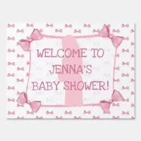 Personalized Baby Shower and Birth Announcement Sign