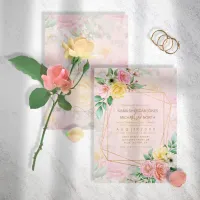 Rose Garden Wedding Multi-Color ID764 Invitation