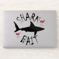 Shark Bait Funny Scuba Diving Blood Splatted Sticker