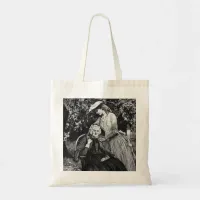 Vintage Elderly Mother Daughter Granddaughter Tote