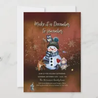 Make it December to remember Holiday Party Invitation