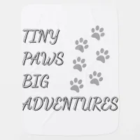 Tiny Paws Baby Blanket