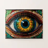 Beautiful Mosaic Eye Jigsaw Puzzle