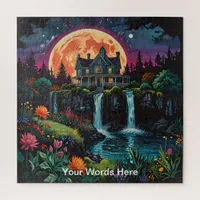 Unique psychedelic & fun personalized jigsaw puzzle