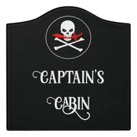 Pirate Captain's Cabin Door Door Sign