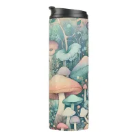 Pretty Cottage Core Whimsical Village Thermal Tumbler