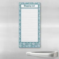 Southwest Winter Snowflakes Magnetic Notepad