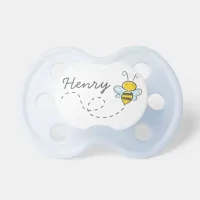 Personalized Honey Bee Baby Boy Pacifier