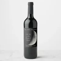 Personalized Anniversary or Wedding Love to the  Wine Label