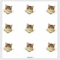 Vintage Cat Sticker