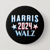 Kamala Harris and Tim Walz 2024 Button