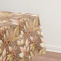 Pink Gold Christmas Pattern#8 ID1009 Tablecloth