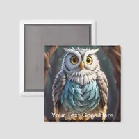 Owl ways Watching Over You fridge Magnet