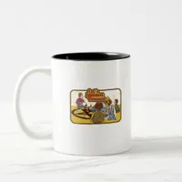 Summon Demons Retro Vintage Halloween Horror Two-Tone Coffee Mug