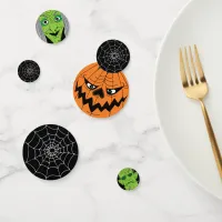 Halloween Witch Pumpkin Frankenstein Monster Confetti