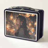 Phoebe in the Hall of Lanterns Metal Lunch Box